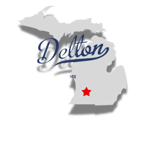 Delton, Michigan map graphic