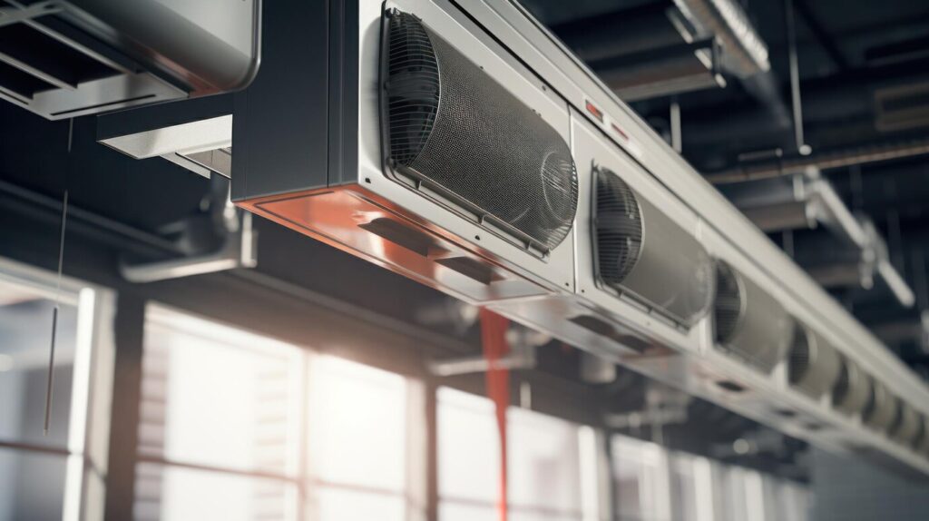 Commercial HVAC air handling equipment for indoor air quality
