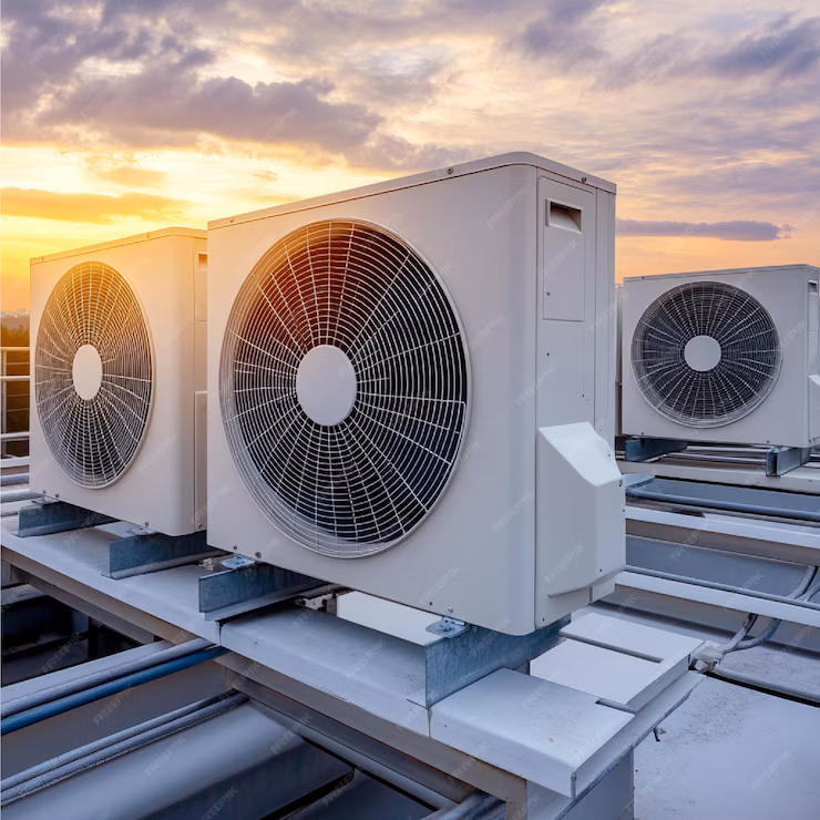Rooftop HVAC units in Otsego, Michigan