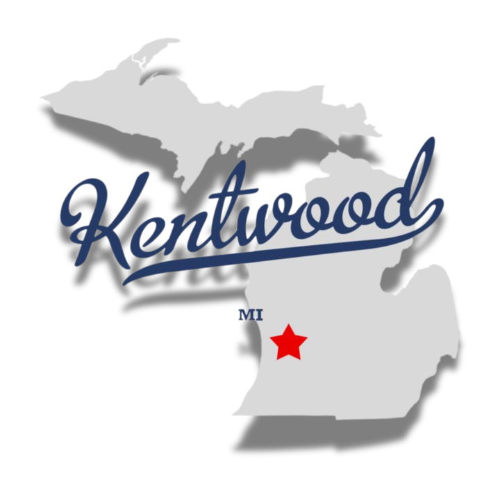 Kentwood Michigan Map Graphic