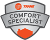 Trane Comfort Specialist certification badge